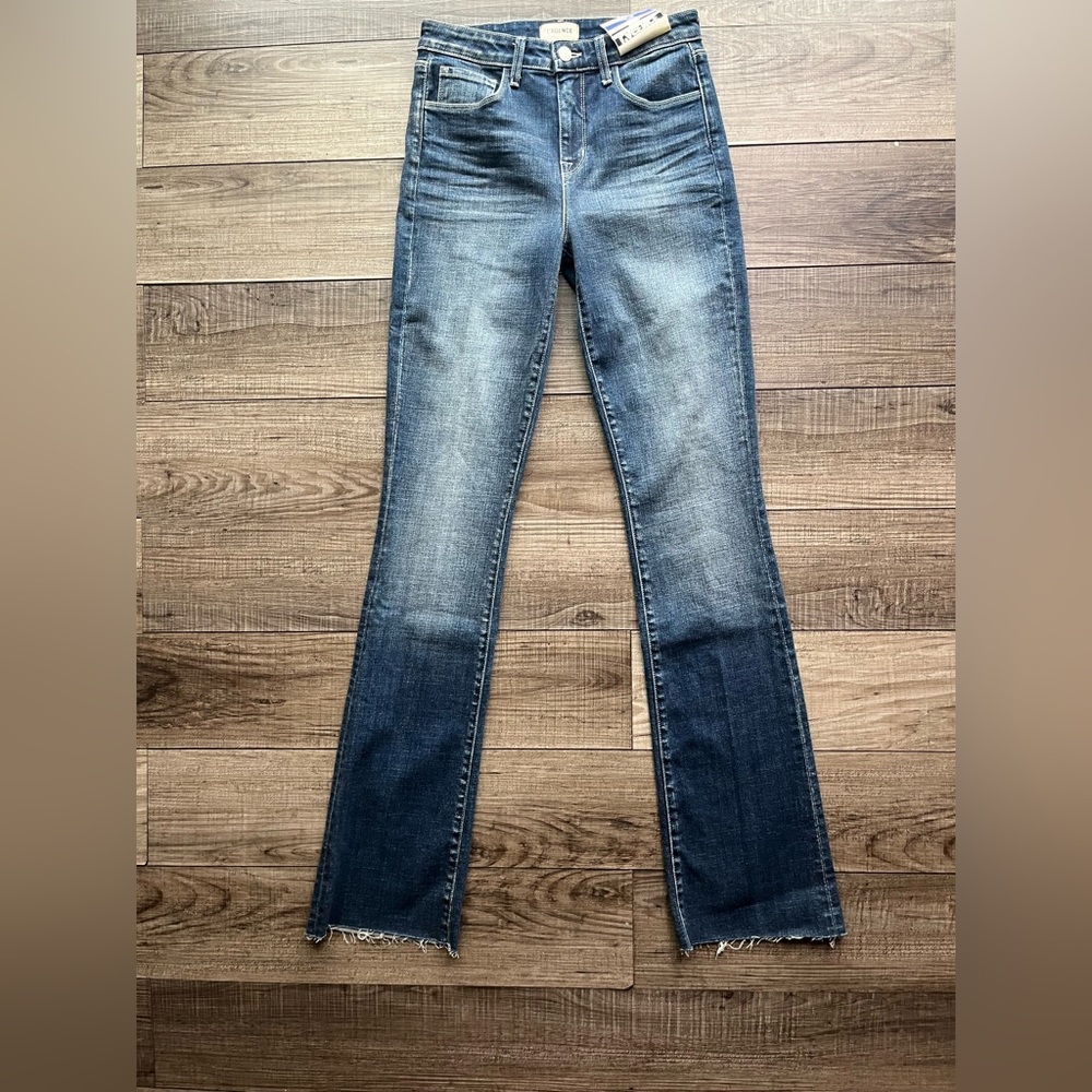 L'AGENCE Blue Straight Leg Jeans